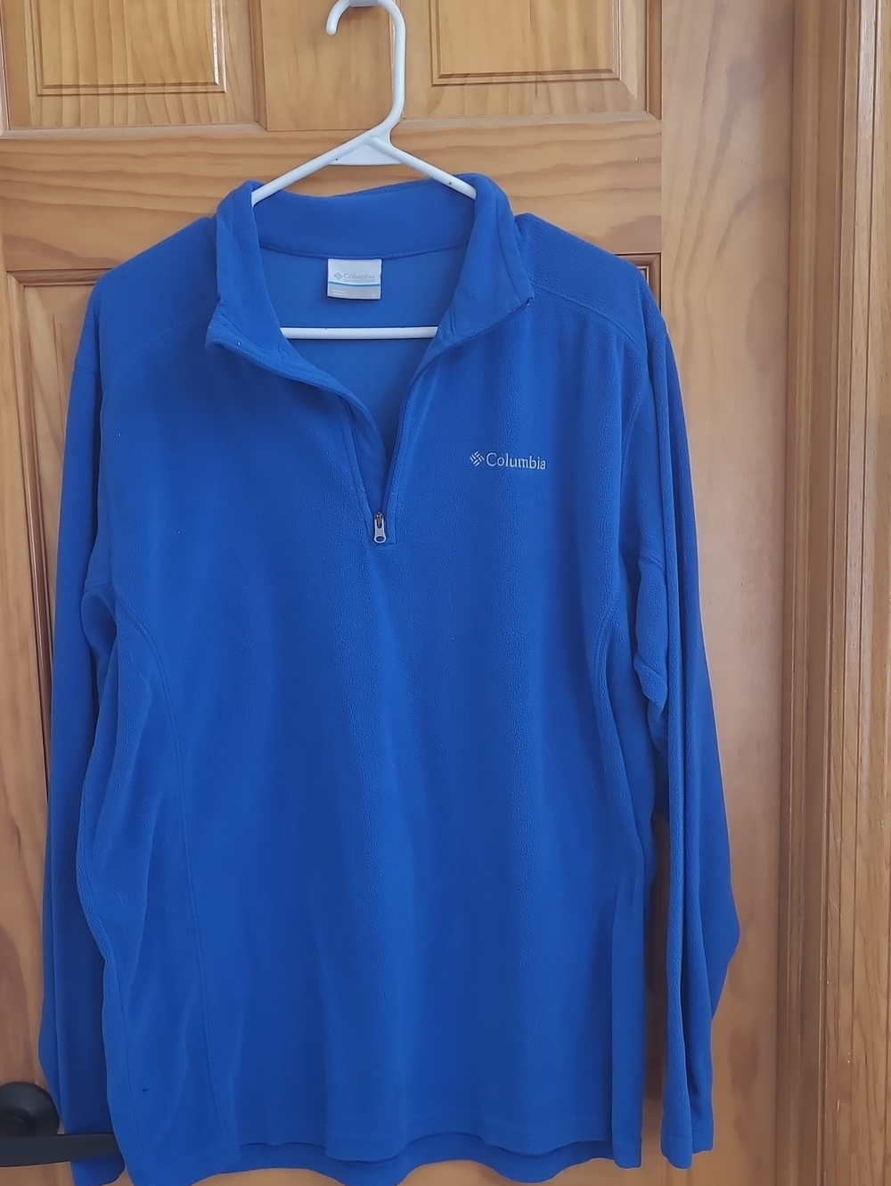 Columbia Men's Royal Blue Quarter-Zip Fleece Pullovers